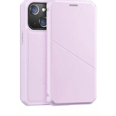 iPhone 13 Pro Max Compatible Magnetic Flip Case Cover in Pink